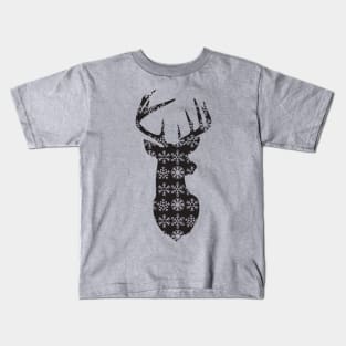 Christmas Deer 2 - geometric vector art Kids T-Shirt